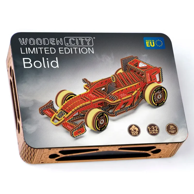 Wooden Puzzle 3D Colored Bolid LE 5