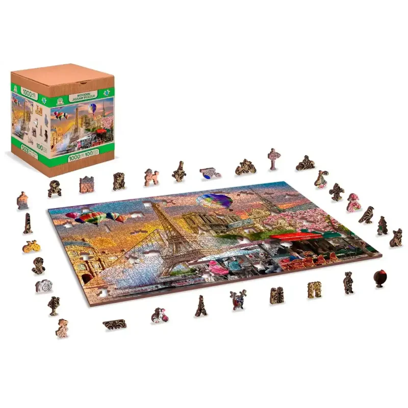 Wooden Puzzle 1000 Spring In Paris 11