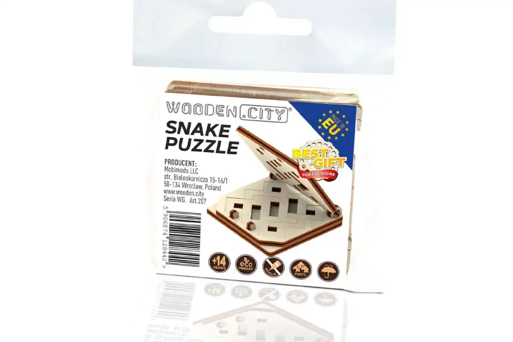 Wooden Puzzle 3D Game Snake Puzzle Opis 5