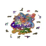 Puzzle bois forme animaux 300 Jungle 3