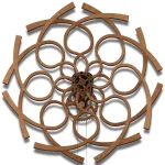 Kinetic Wall Art Sculpture Ornate Geometric 6