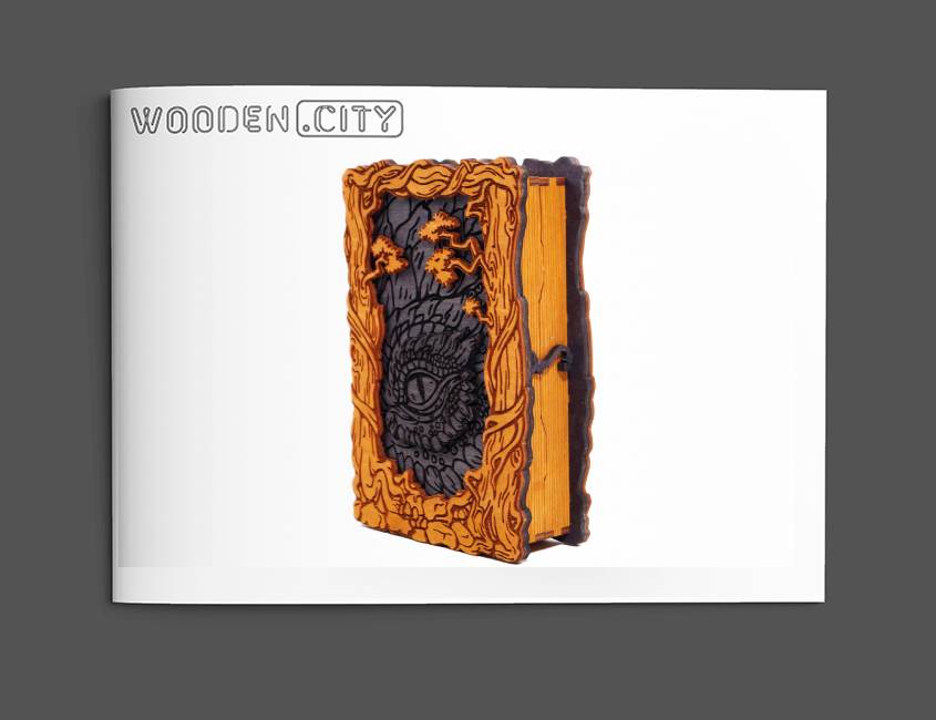Wooden Dragon Bookbox