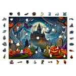 Wooden Puzzle 1000 Ghostly Pumpkin Night 7