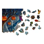 Wooden Puzzle 1000 Ghostly Pumpkin Night 2