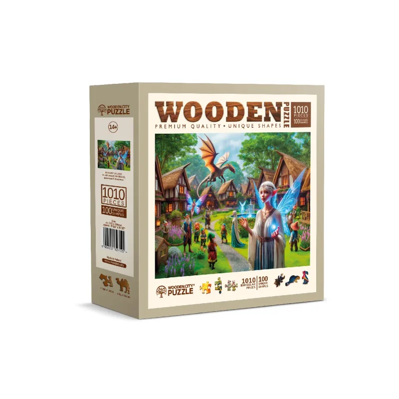 Fantasy Village 1000 Wooden Puzzle 4