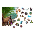 Fantasy Village 1000 Wooden Puzzle 2