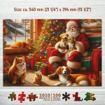 Santa & Friends 1000 Wooden Puzzle 1