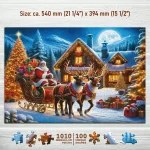 Santa Claus Is Comin' 1000 Wooden Puzzle 1