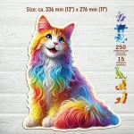 Colorful Cat Fantasy 250 Wooden Puzzle 5