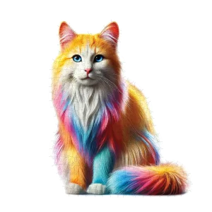 Dreamy Rainbow Cat 250 Wooden Puzzle 6