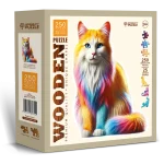 Dreamy Rainbow Cat 250 Wooden Puzzle 7