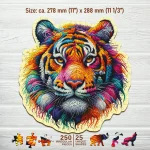 Soft Tiger 250 Wooden Puzzle 5