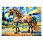 Wooden Puzzle 150 Modern Horse 7