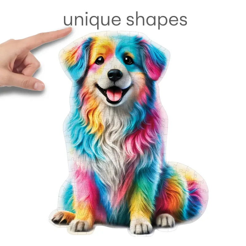 Animal Shaped Wooden Puzzle 250 Rainbow Buddy 1