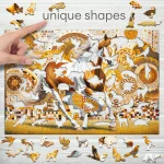 Elegant Horse 500 Wooden Puzzle 3