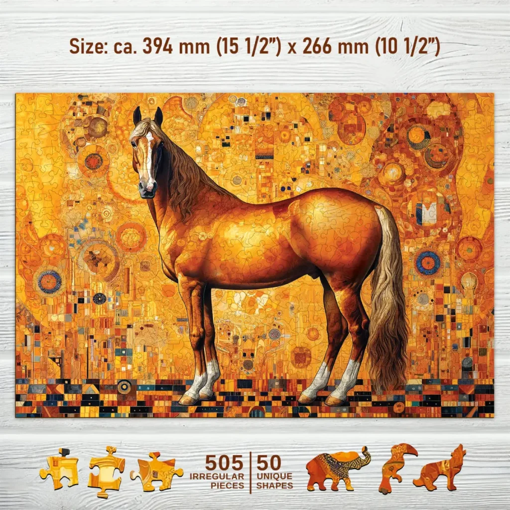 Vienna Horse 500 Wooden Puzzle 1