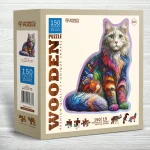 Soft Cat 150 Animal Shaped Wooden Puzzle 3