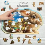 Sunny Rabbit 150 Animal Shaped Wooden Puzzle 2