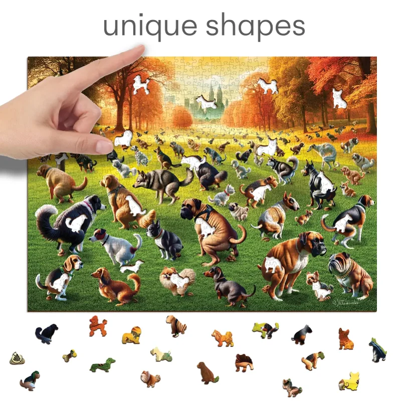 Puppies Poopies 1000 Wooden Puzzle 2