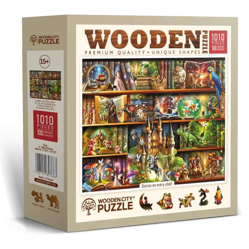 Stories On Every Shelf 1000 Wooden Puzzle 2