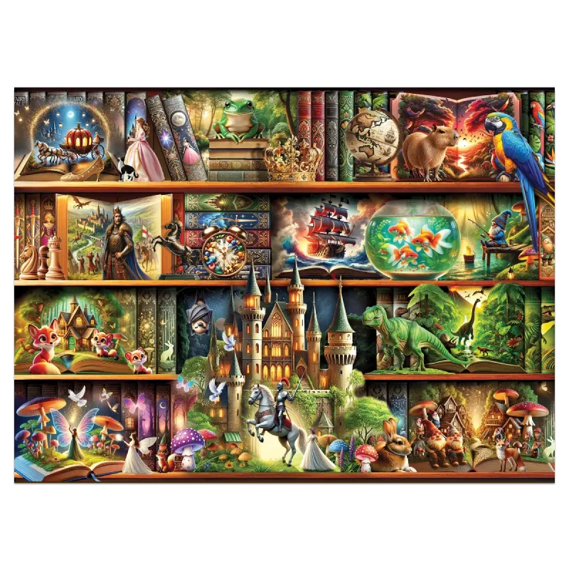 Stories On Every Shelf 1000 Wooden Puzzle