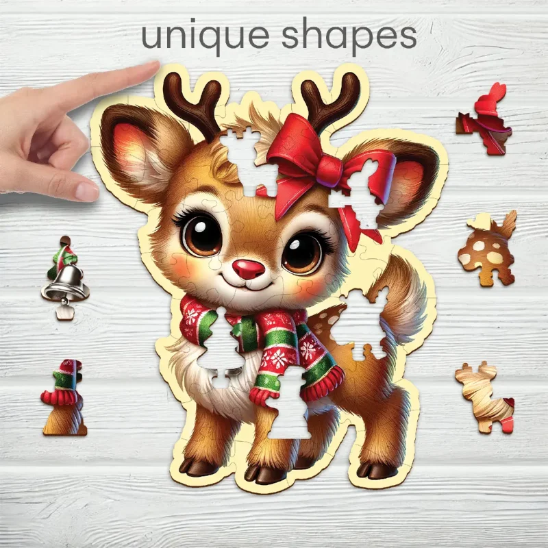 Winter Forest Friend 50 Wooden Puzzle 3