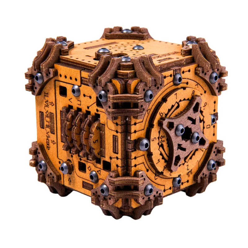 3D Wooden Escape Puzzle Box Tesseract's Secret 1