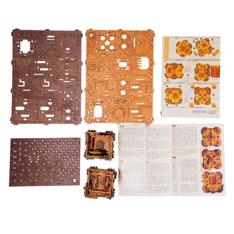 3D Wooden Escape Puzzle Box Tesseract's Secret 6