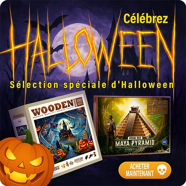Maquettes Et Puzzles En Bois 3D Halloween