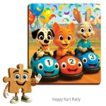 Wooden Puzzle 20 Happy Kart Rally 1