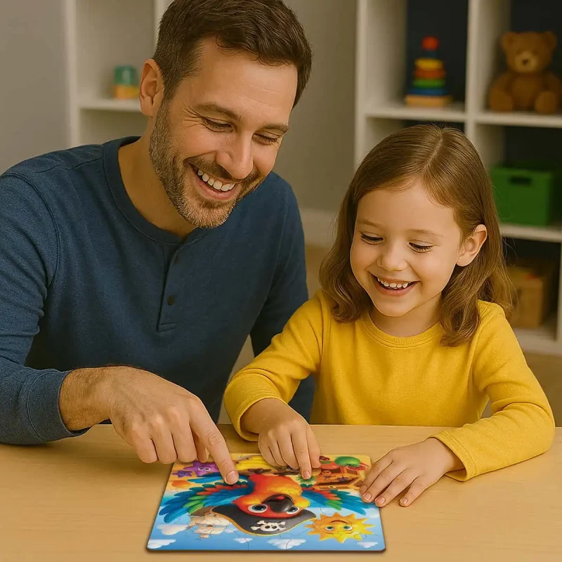 Wooden Puzzle 20 Pirate Parrot 3