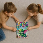 Wooden Puzzle 40 Flying Elephant Adventure 3