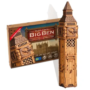 3D Wooden Escape Puzzle Box Big Ben 1