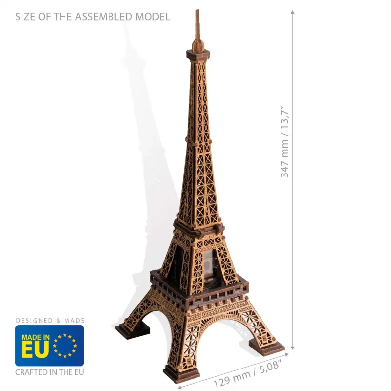 D Wooden Escape Puzzle Box Eiffel Tower 3