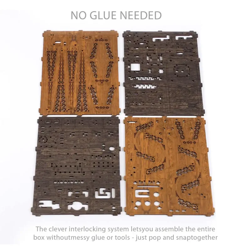 D Wooden Escape Puzzle Box Eiffel Tower 5