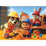 Wooden Puzzle 40 Happy Team 2