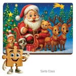 Wooden Puzzle 40 Santa Claus 1