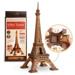 3D Wooden Puzzle Building - Eiffel Tower 1