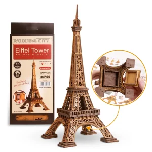 3D Wooden Puzzle Building - Eiffel Tower 1