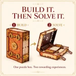 3D Wooden Escape Puzzle Box Magic Escape Book 3