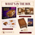 3D Wooden Escape Puzzle Box Magic Escape Book 4