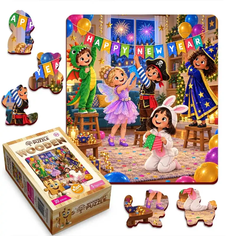 Wooden Puzzle 20 New Year’s Fun 3