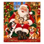 Santa and His Little Friends