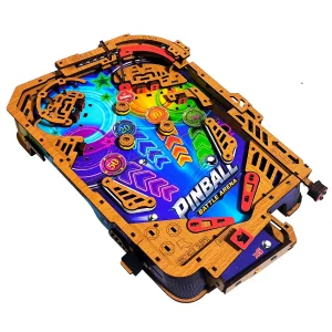 3D Wooden Puzzle Pinball Battle Arena 