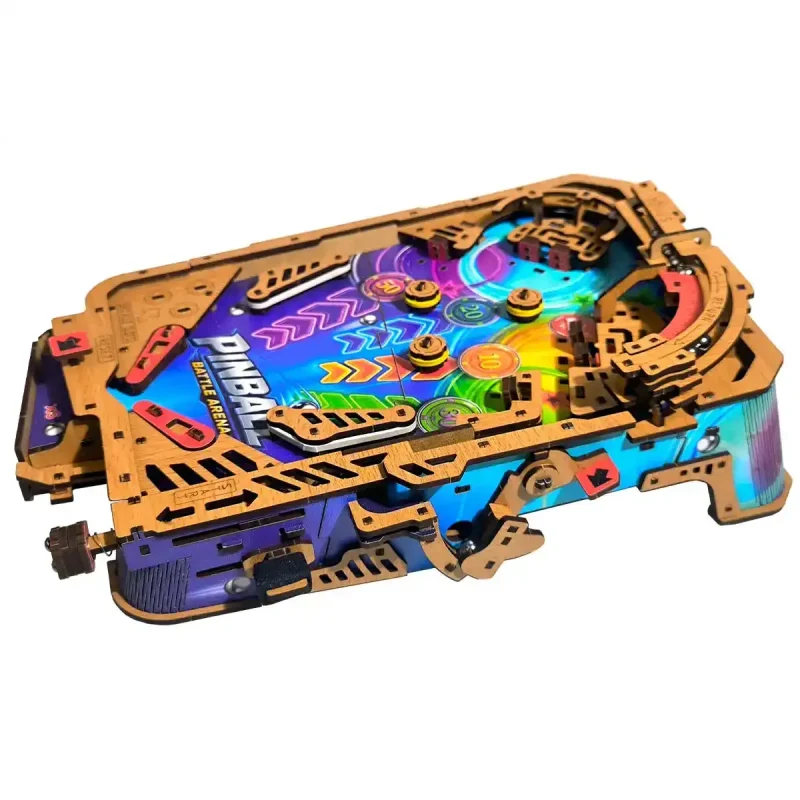 3D Wooden Puzzle Pinball Battle Arena 6
